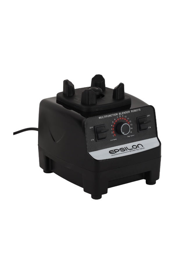 Epsilon Heavy Duty Blender 1200W | 2.0L Transparent Unbreakable Jar | Powerful Motor with Sharp Blades | 15 Variable Speeds + 4 Speed Control with Pulse | Smoothie, Milkshake & Juice Blender - Image 5